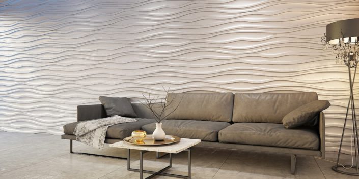 3d wall panel living room