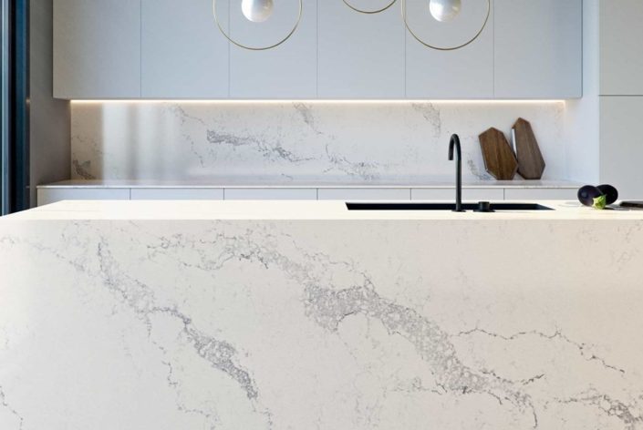 quartz kitchen countertop
