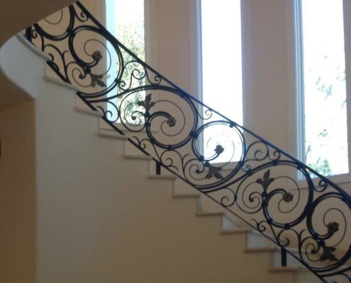 custom iron handrail